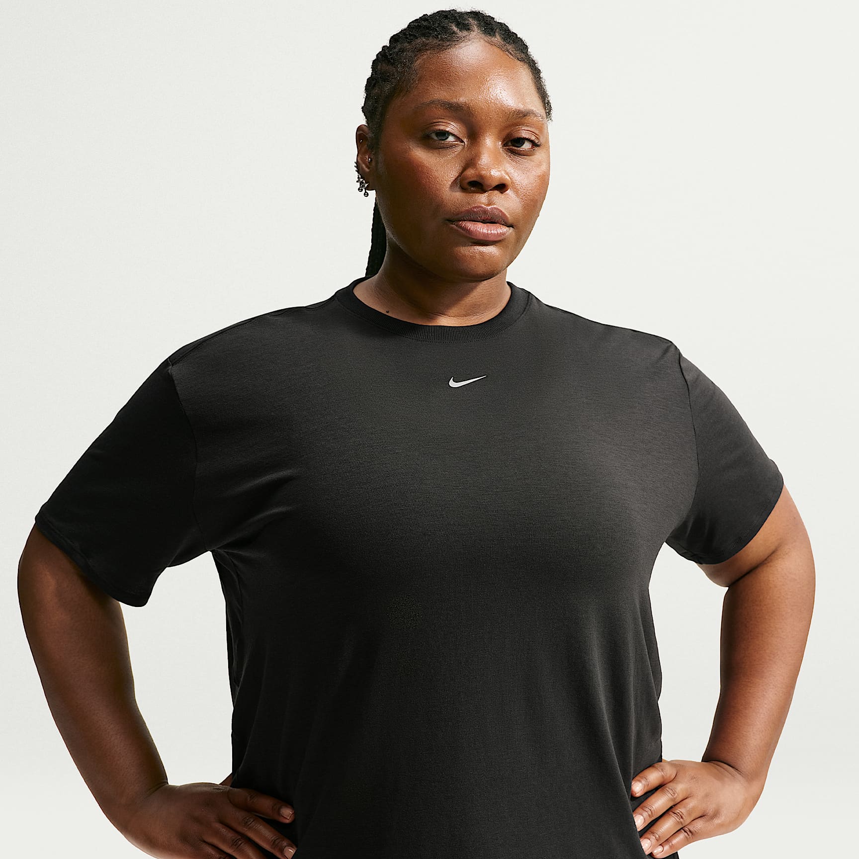 Nike One Relaxed Women's Dri-FIT Short-Sleeve Top (Plus Size). Nike HR